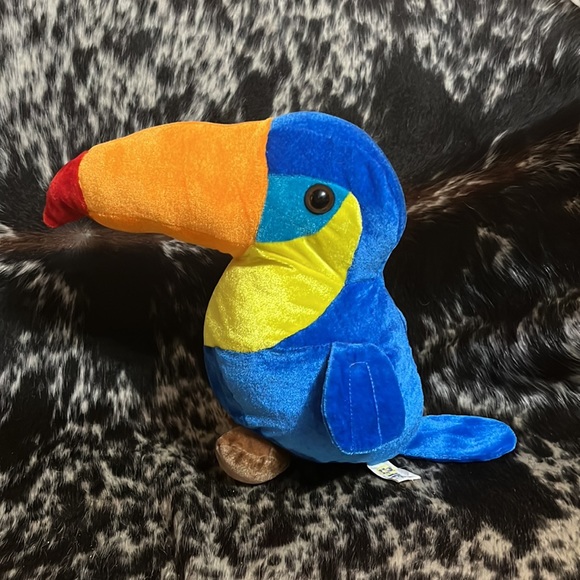 Allentown Toy Toucan stuff animal 10” bright colors - Picture 3 of 6